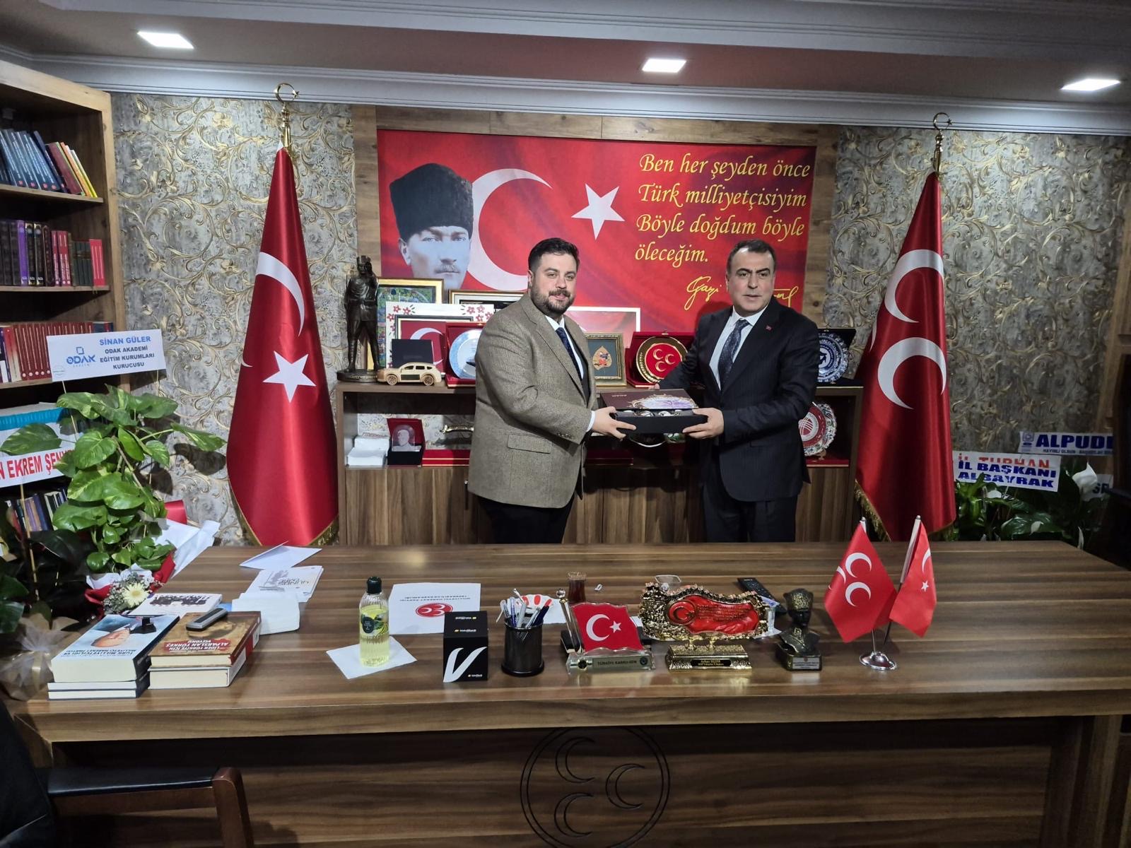 Milliyetçi Hareket Partisi İl Başkanlığına Ziyaretimiz